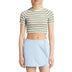 Adidas Originals '80s Rib Stripe Baby Kadın T-Shirt Multicolor/Clear Sky