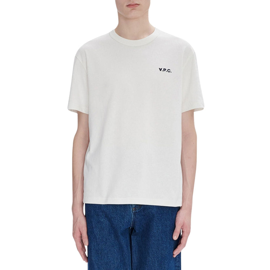 A.P.C. Boxy Petit VPC T-Shirt White/Dark Navy