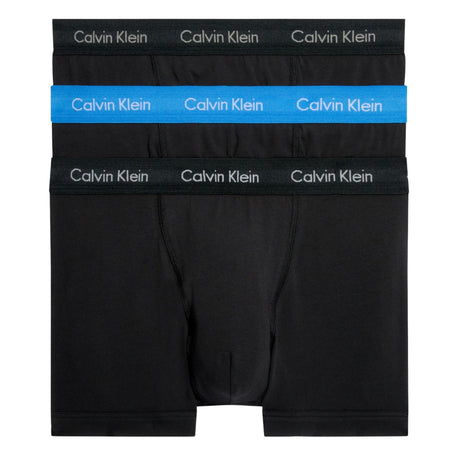 Calvin Klein Trunk 3PK - Erkek B-Grey Heather/White/Palace Blue Lg