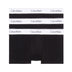 Calvin Klein Trunk 3PK Modern Cotton - Erkek Black/ Black/ Black