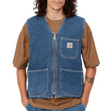 Carhartt WIP Chore Vest Blue Stone Washed