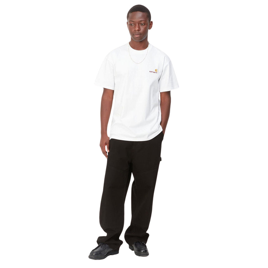 Carhartt WIP S/S American Script Erkek T-Shirt White