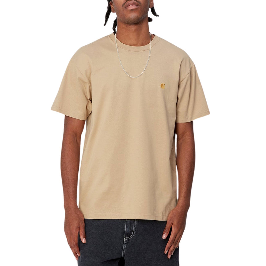 Carhartt WIP S/S Chase Erkek T-Shirt Sable/Gold