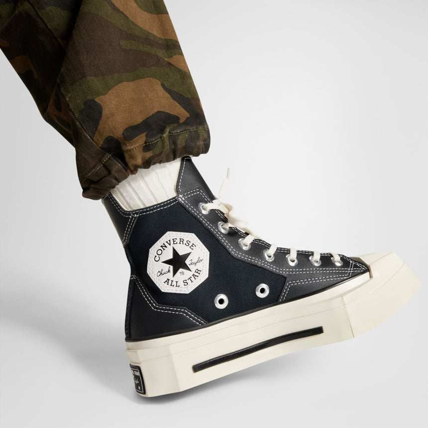 Converse Chuck 70 De Luxed Squared Kadın Sneaker Black/Black/Egret