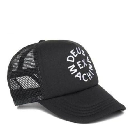 Deus Ex Machina Circle Logo Trucker Şapka Black