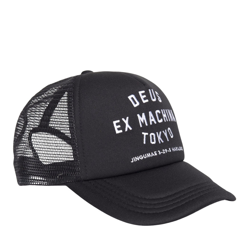 Deus Ex Machina Tokyo Address Trucker Şapka Black