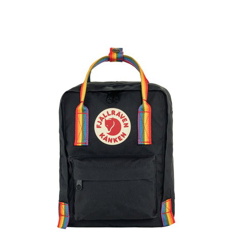 Fjällräven Kånken Rainbow Mini Sırt Çantası Black-Rainbow Pattern