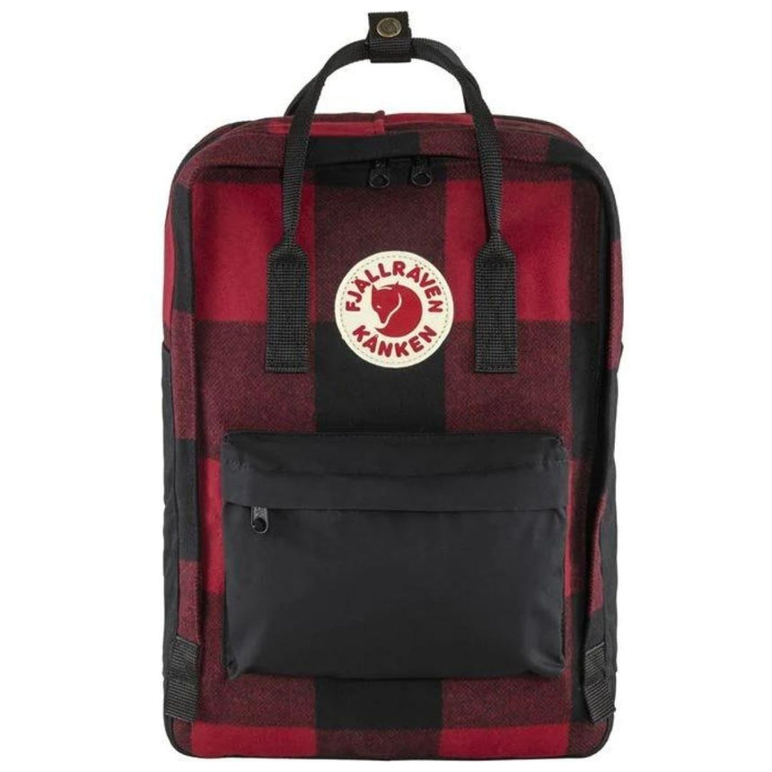 Fjällräven Kånken Re-Wool Laptop 15" Sırt Çantası Red/Black