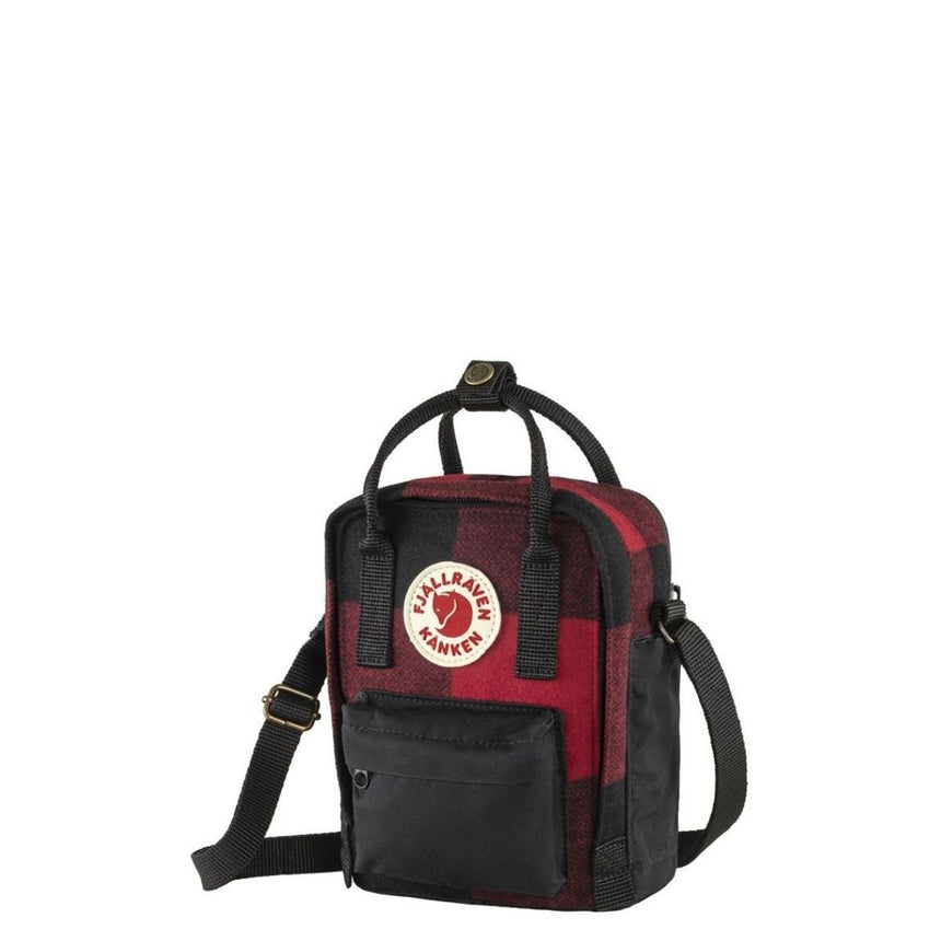 Fjällräven Kånken Re-Wool Sling Red/Black