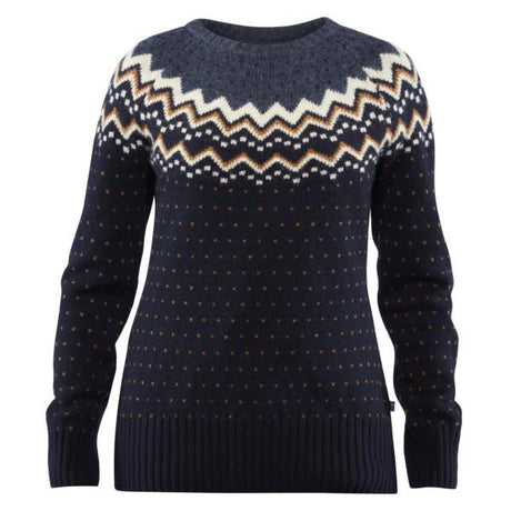 Fjällräven Övik Knit Sweater - Kadın Dark Navy