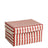 HAY Design Maxim Stripe Box Large Red/Sand