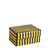 HAY Design Maxim Stripe Box Small Yellow/Black