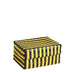 HAY Design Maxim Stripe Box Small Yellow/Black