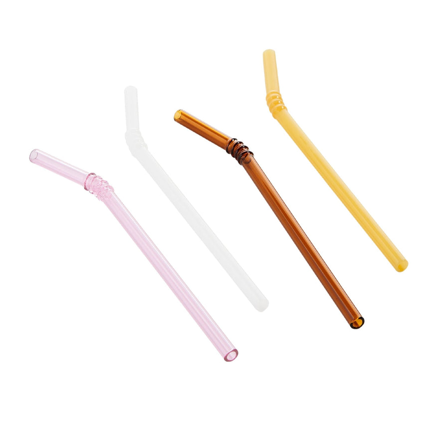 HAY Design Sip Swirl Straw Set of 4 Multi