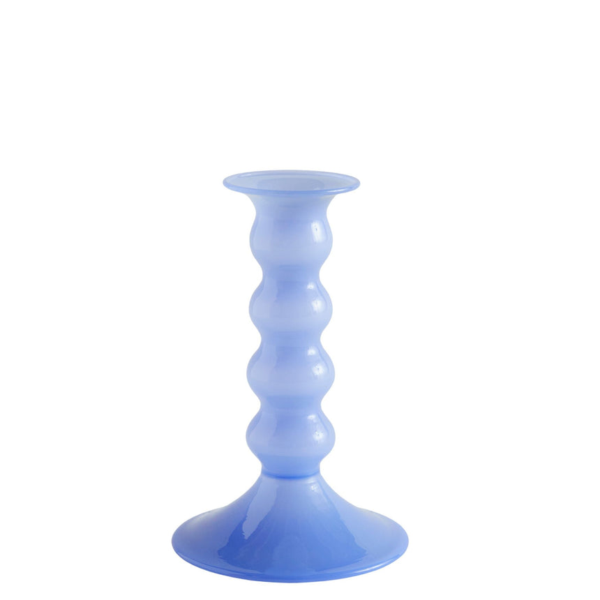 HAY Design Wavy Candleholder Medium Jade Light Blue