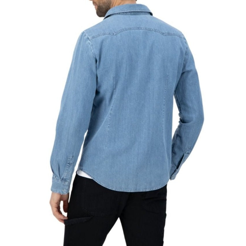 Mud Jeans Don Denim Shirt Stone Blue - Erkek 