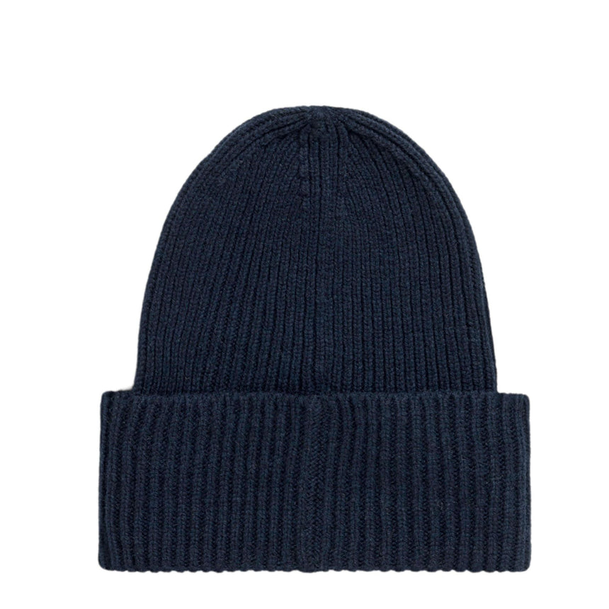 Merino Lambswool Rib N Logo Beanie