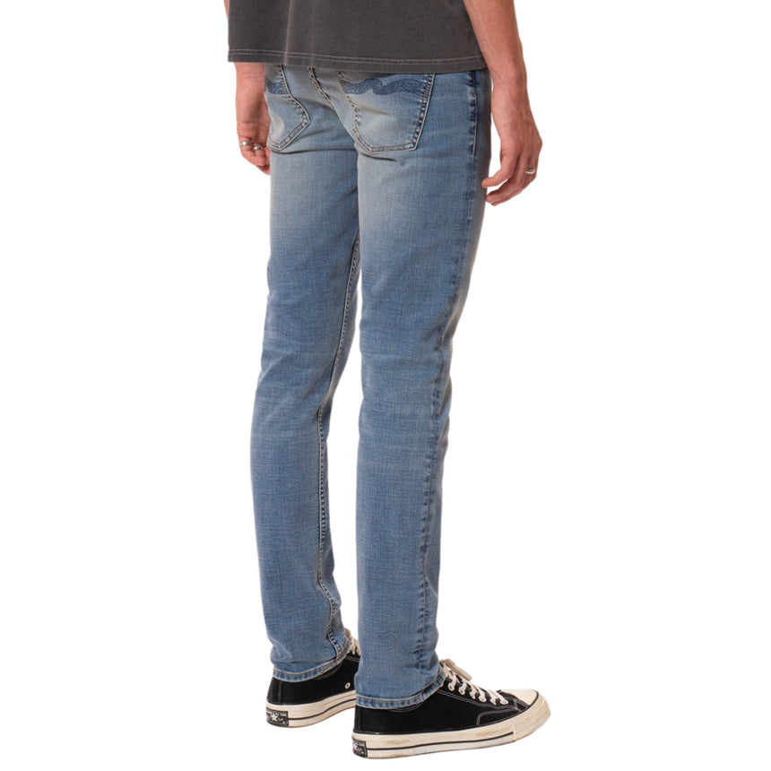 Nudie Jeans Lean Dean Broken Blue Erkek Jean Pantolon 