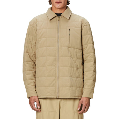 Rains Giron Liner Overshirt Sand