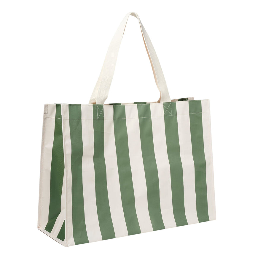 Sunnylife Carryall Plaj Çantası Olive Stripe