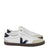 VEJA Volley Organic Traced Leather Erkek Sneaker White/Nautico/Bark